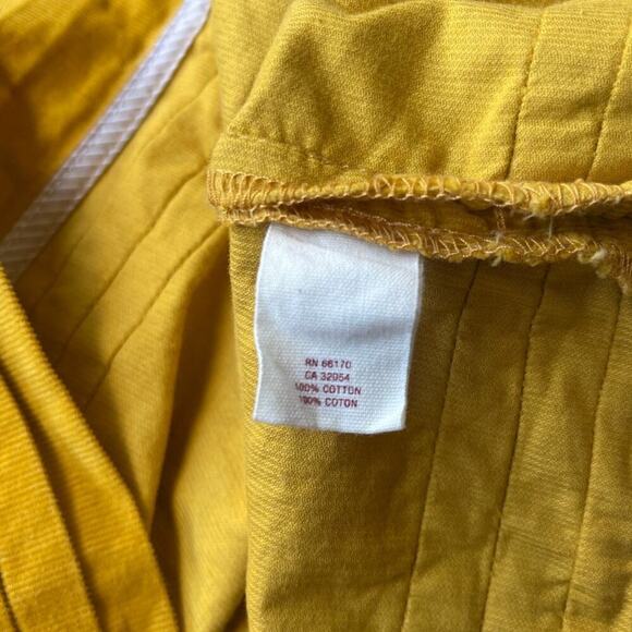 Maeve Anthropologie White Lace Top Mustard Yellow Skirt Dress – Size 2 - Picture 10 of 12